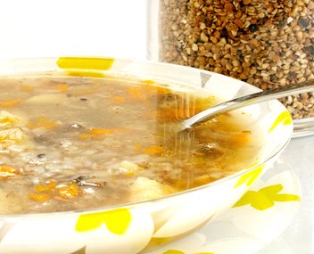 как варить суп из гречки